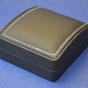 Case "black, imitation leather with seam"