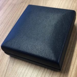 Etui "blau, Kunstleder"