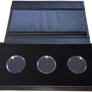 Etui schwarz für 3 Medaillen