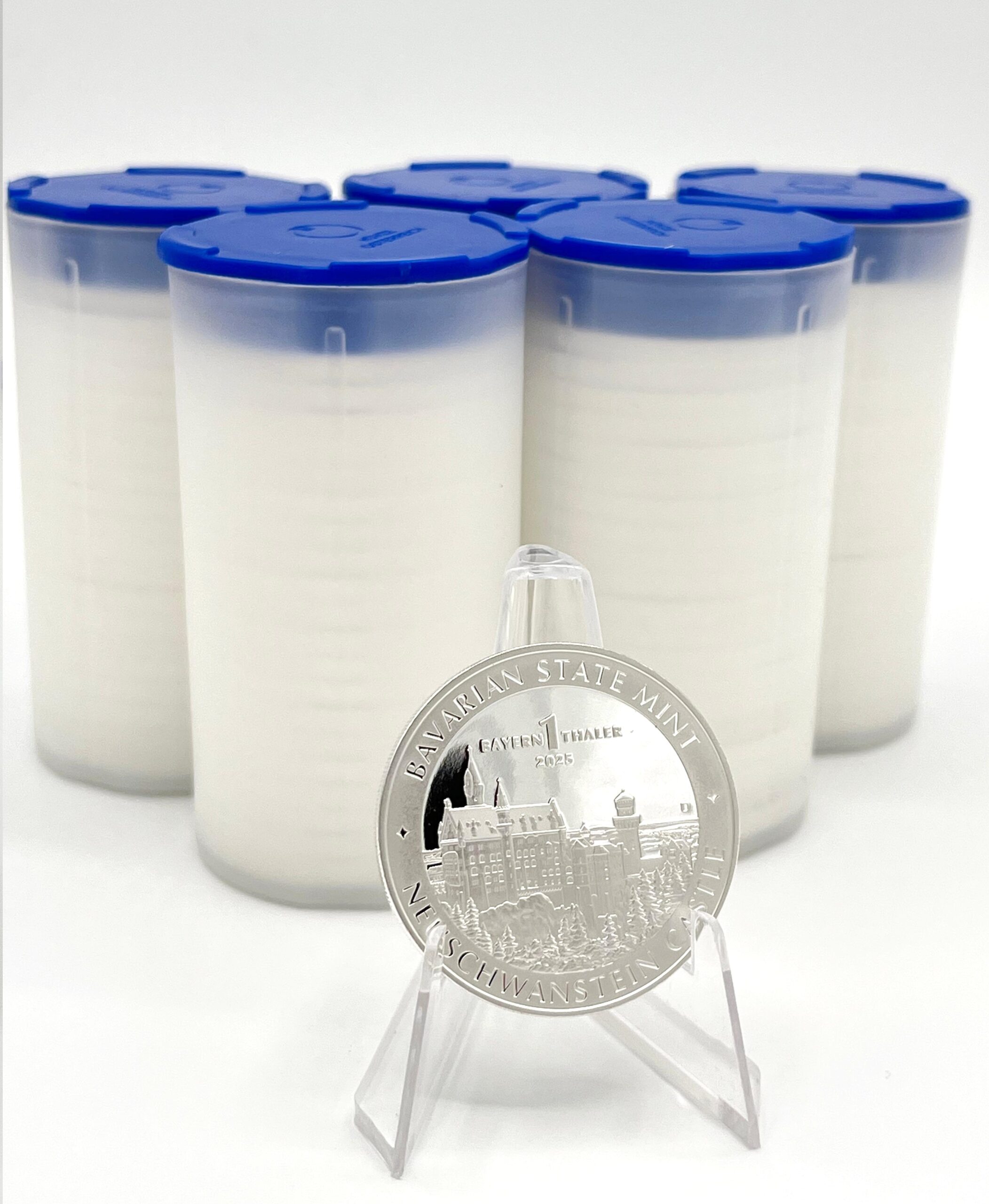 100 x 1 Bayern Thaler - 100 Unzen im Tube - Silber Investment-Paket XL